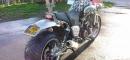 Yamaha V-Max rear fork to fit large rear wheel